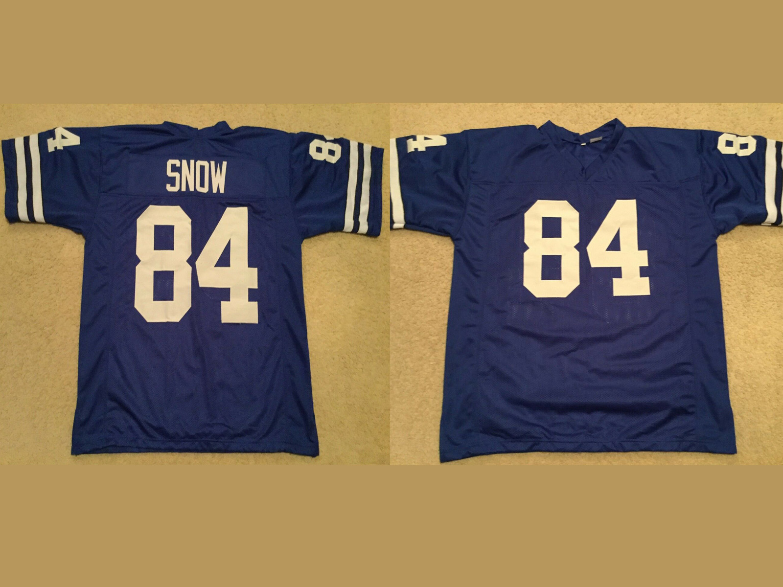Men Los Angeles Rams #84 Jack Snow Old Style Throwback Football Jersey->denver broncos->NFL Jersey